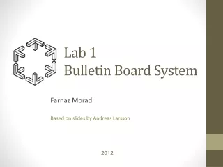 Lab 1  Bulletin Board System