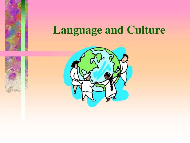 presentation about language and culture