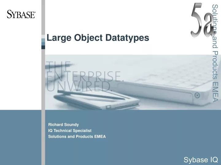 large object datatypes