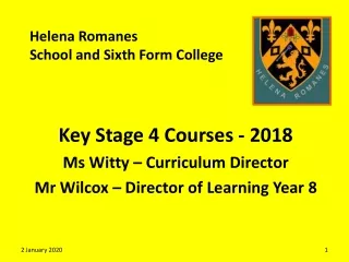 Helena Romanes  School and Sixth Form College