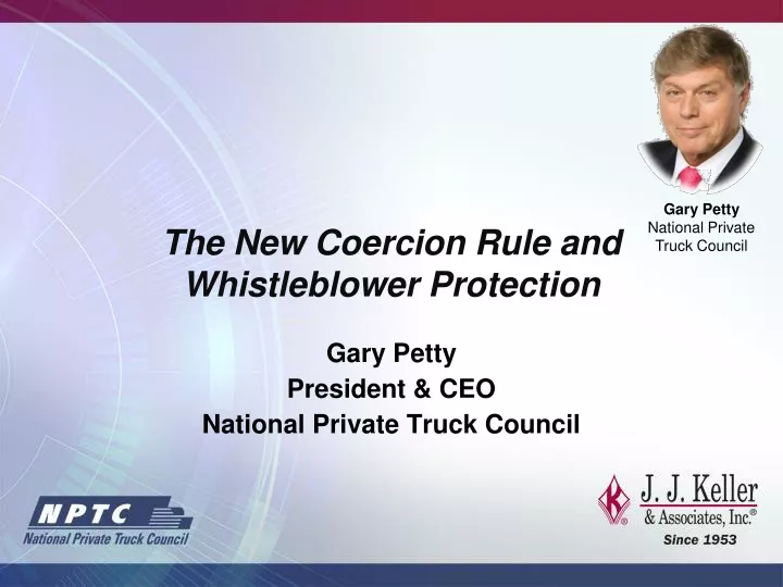 the new coercion rule and whistleblower protection