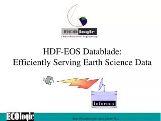 HDF-EOS Datablade: Efficiently Serving Earth Science Data