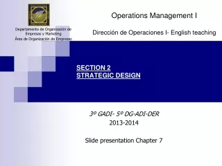 SECTION 2 STRATEGIC DESIGN