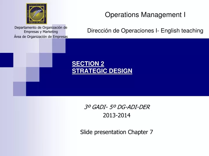 section 2 strategic design