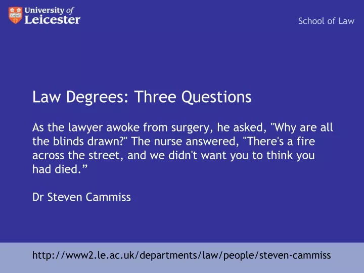 http www2 le ac uk departments law people steven cammiss