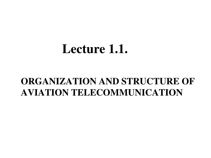 lecture 1 1