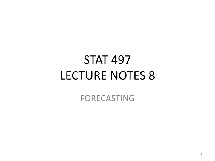 stat 497 lecture notes 8