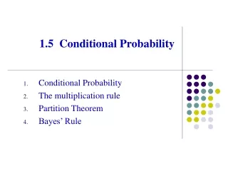 1.5  Conditional Probability