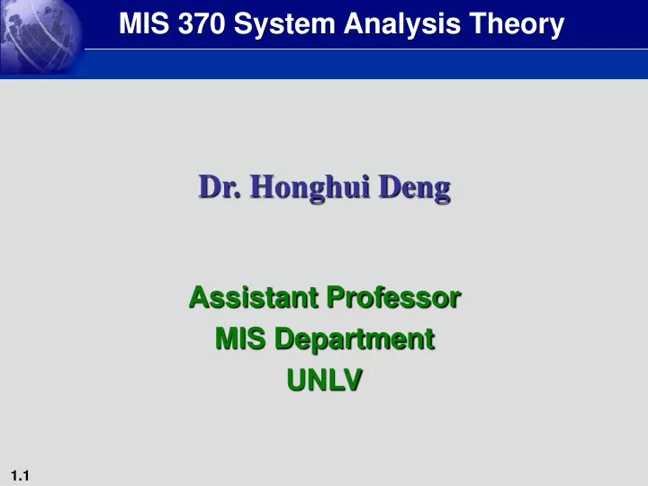 dr honghui deng