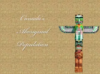 Canada’s  Aboriginal  Population
