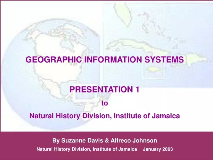 geographic information systems presentation