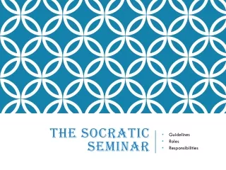 The Socratic Seminar
