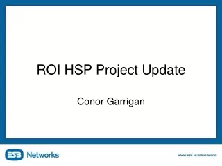 ROI HSP Project Update