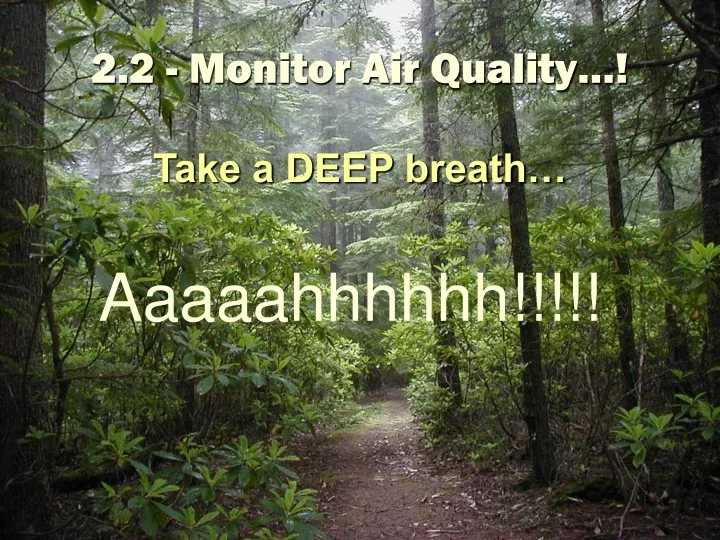 2 2 monitor air quality