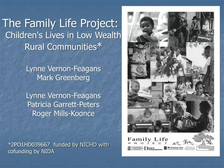 the family life project children s lives