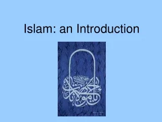 Islam: an Introduction