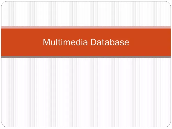 multimedia database