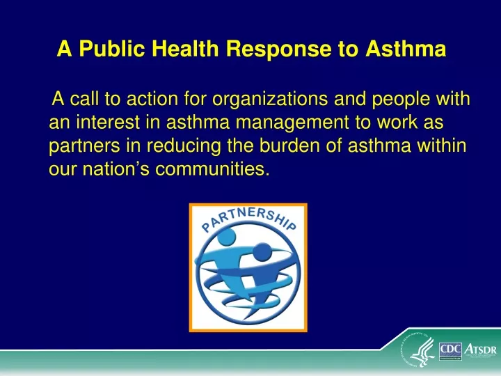 a public health response to asthma
