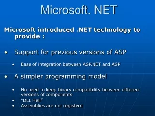 Microsoft. NET