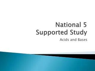 National 5  Supported Study