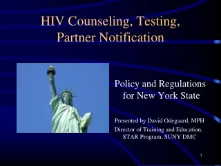 HIV Counseling, Testing,  Partner Notification