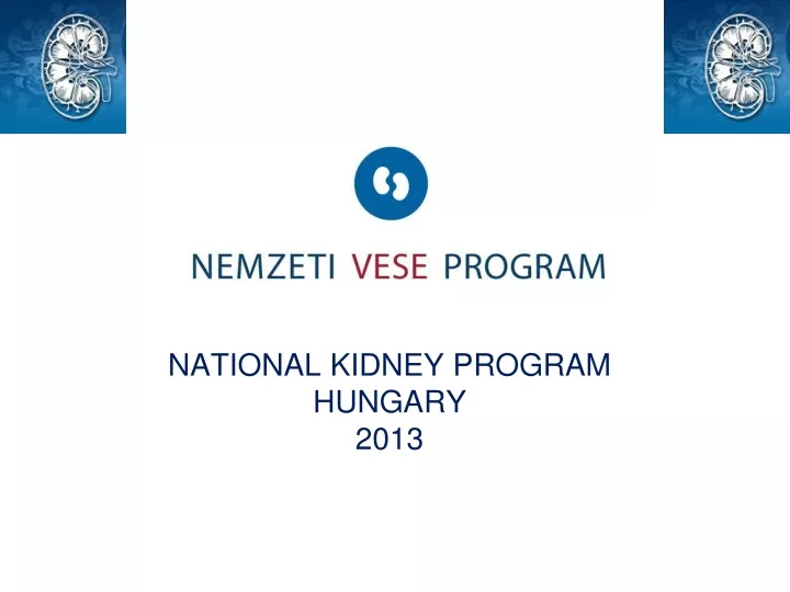 national kidney program hungary 2013