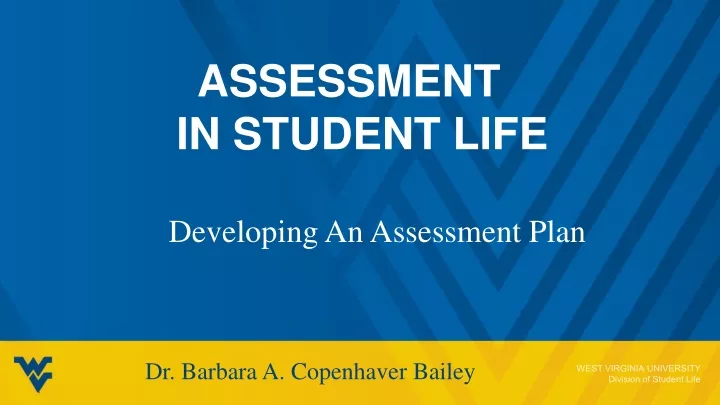 assessment in student life