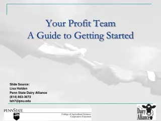 Your Profit Team A Guide to Getting Started