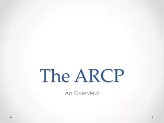 The ARCP
