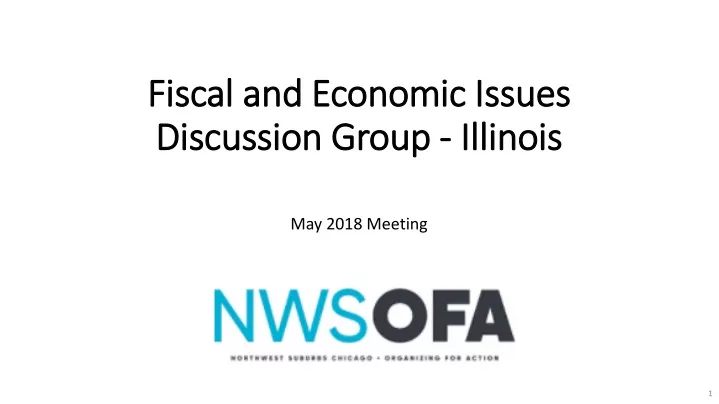 fiscal and economic issues discussion group