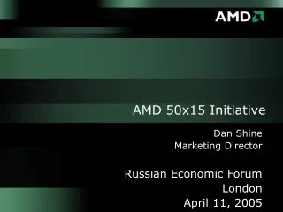 AMD 50x15 Initiative