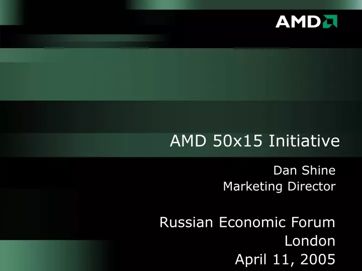 amd 50x15 initiative