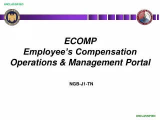 ECOMP Employee’s Compensation Operations &amp; Management Portal