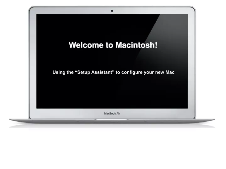 welcome to macintosh
