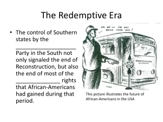 The Redemptive Era