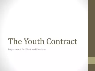 The Youth Contract