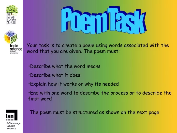 poem task