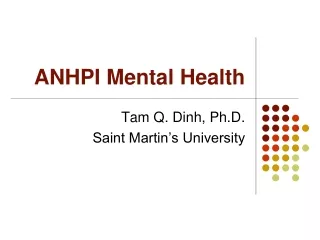 ANHPI Mental Health