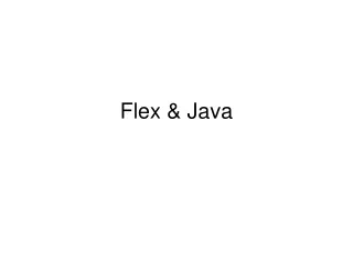 Flex &amp; Java
