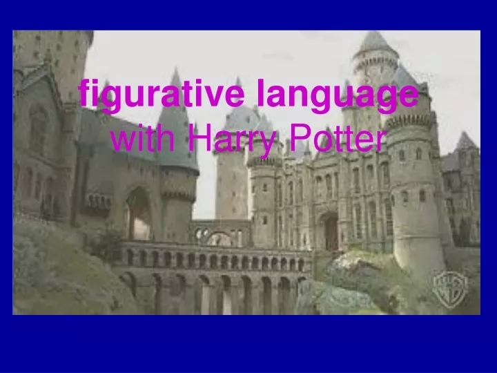 figurative language with harry potter