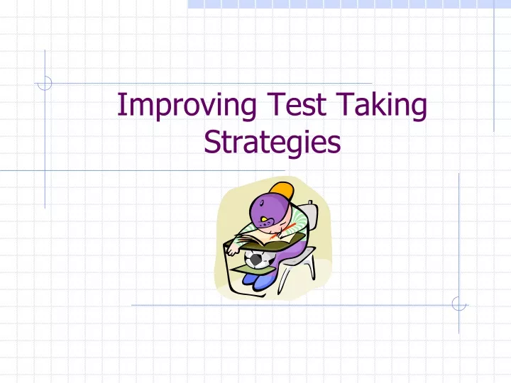 improving test taking strategies