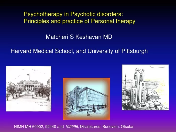 psychotherapy in psychotic disorders principles