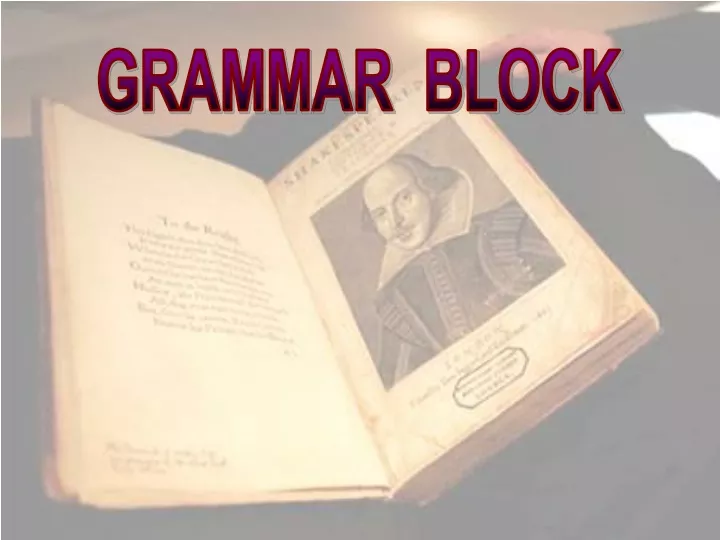 grammar block