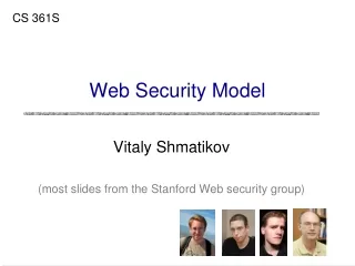Web Security Model
