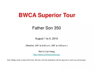 BWCA Superior Tour