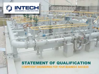 STATEMENT OF QUALIFICATION COMPETENT ENGINEERING FOR YOUR BUSINESS SUCCESS