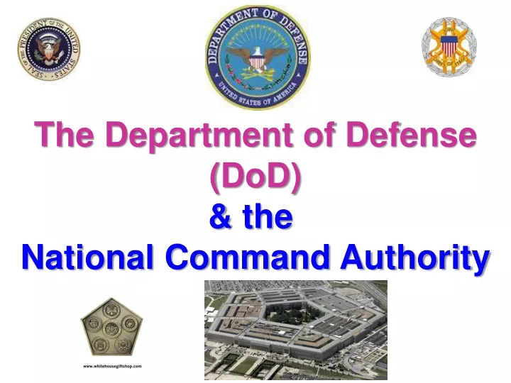 the department of defense dod the national