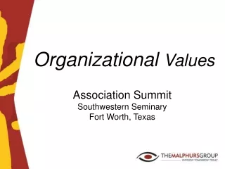 organizational values