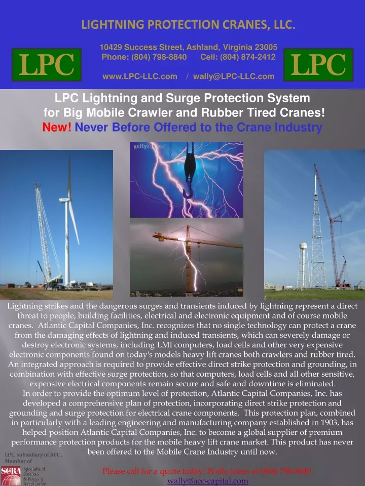 lightning protection cranes llc 10429 success