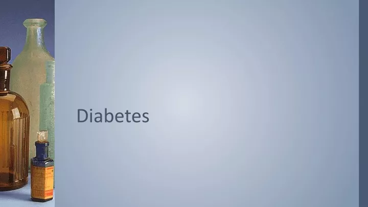 diabetes